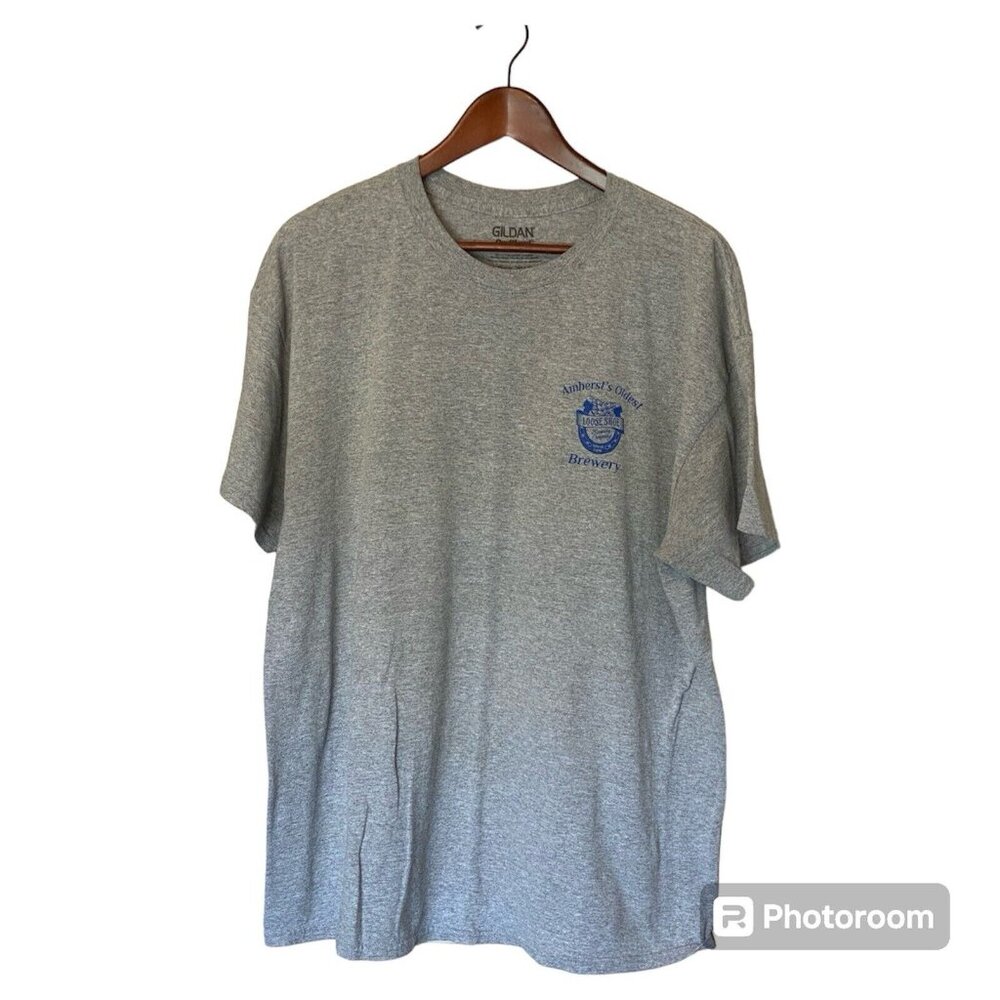 Loose Shoe Brewing Company Gray S/S T-Shirt Men's Size XL Gildan Amherst VA